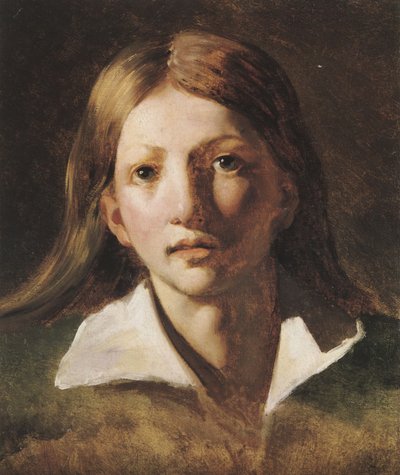 Studium portretowe młodzieńca autorstwa Theodore Gericault