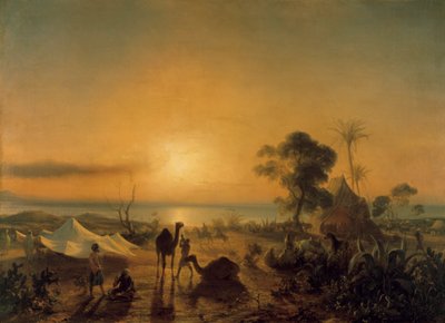 Obóz w Staoueli, 1830. autorstwa Jean Antoine Theodore Gudin