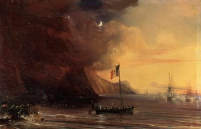 Transport z ciałem Napoleona, 1841. autorstwa Jean Antoine Theodore Gudin