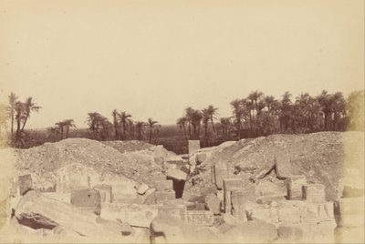 Abydos, Mała Świątynia autorstwa Théodule Devéria