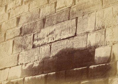 Inskrypcje hieroglificzne w Elephanta autorstwa Théodule Devéria