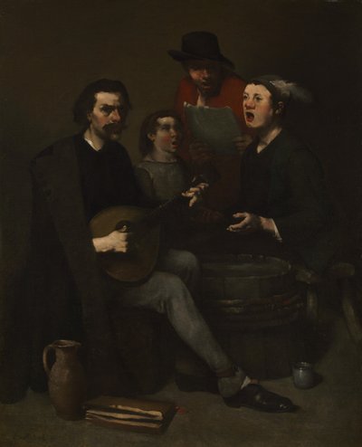 Śpiewacy, 1863-1868. autorstwa Auguste Theodule Ribot