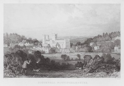 Southwell, Nottinghamshire (grawerowanie) autorstwa Thomas (after) Allom