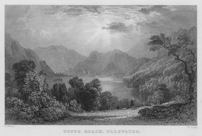 Upper Reach, Ullswater (grawerowanie) autorstwa Thomas (after) Allom
