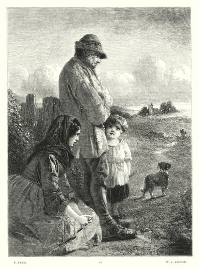 Childe Harold Lorda Byrona, Canto I, strofa 13 (grawerowanie) autorstwa Thomas (after) Faed