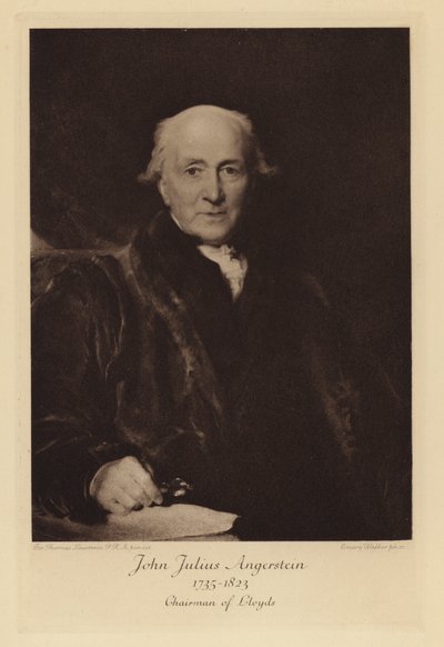 John Julius Angerstein, prezes Lloyd