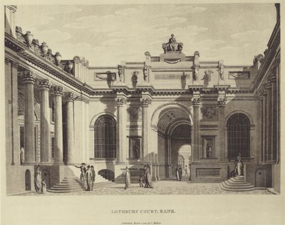 Lothbury Court, Bank Anglii autorstwa Thomas (after) Malton