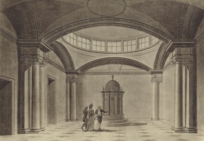 Biuro obniżonej renty rocznej sir Roberta Taylora o cztery procent, Bank of England autorstwa Thomas (after) Malton