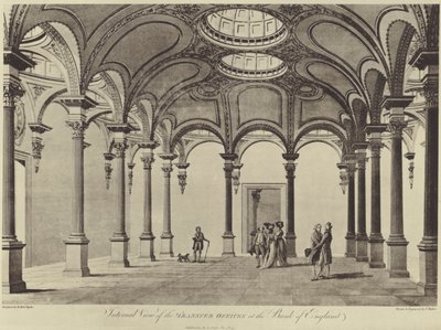 Biuro transferowe Sir Roberta Taylora, Bank of England autorstwa Thomas (after) Malton