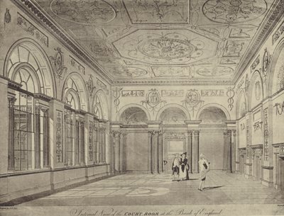 Sala sądowa Banku Anglii autorstwa Thomas (after) Malton