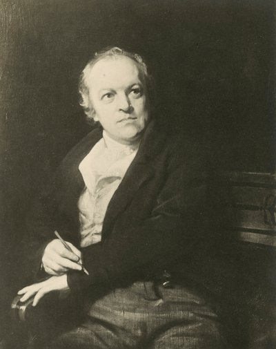 William Blake , angielski poeta i artysta (lito) autorstwa Thomas (after) Phillips