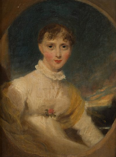 Portret dziewczynki (olej na płótnie) autorstwa Thomas (circle of) Lawrence