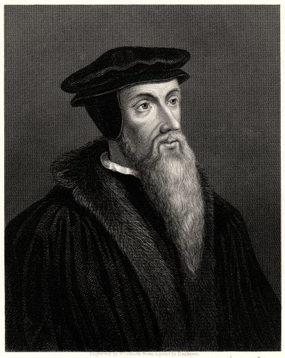 Kalwin, XIX wiek autorstwa Thomas A. Woolnoth