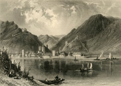 "Bacharach", ok. 1872 r. autorstwa Thomas Abiel Prior