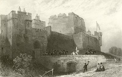 Zamek Carlisle, Cumberland autorstwa Thomas Allom