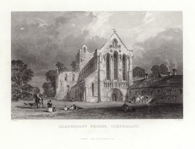 Klasztor Lanercost w Cumberland autorstwa Thomas Allom