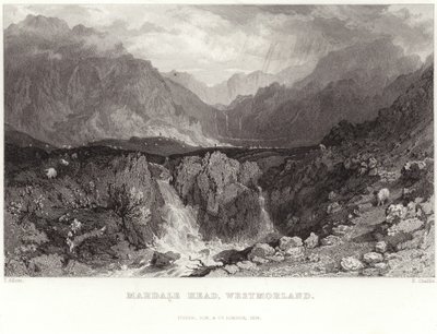 Mardale Head w Westmorland autorstwa Thomas Allom
