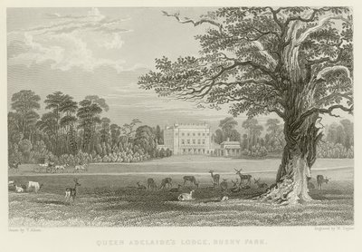 Lodge Królowej Adelajdy autorstwa Thomas Allom