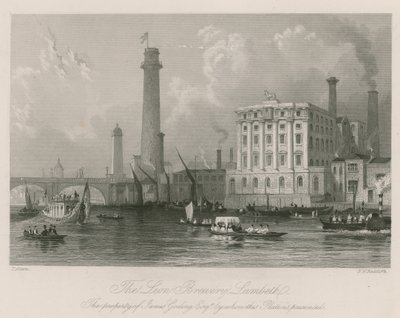 Browar Lion w Lambeth autorstwa Thomas Allom