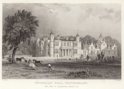 Underlay Hall w Westmoreland autorstwa Thomas Allom