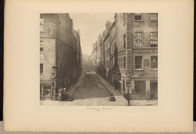 Bell Street od High Street autorstwa Thomas Annan