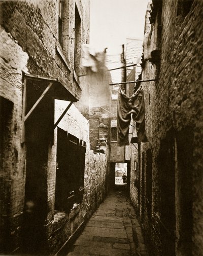 Zamknij, 101 High Street, Glasgow, ok. 1878 r. autorstwa Thomas Annan