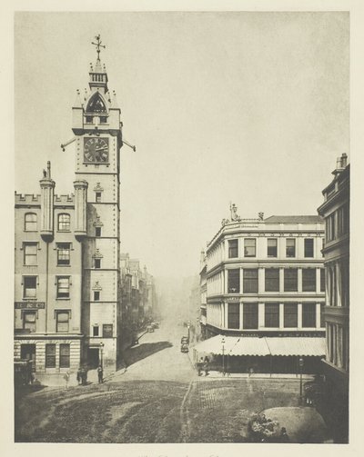 High Street od strony krzyża autorstwa Thomas Annan
