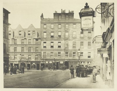 Saltmarket od London Street autorstwa Thomas Annan