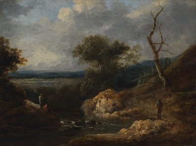 Mały pejzaż, koniec XVIII – początek XIX wieku. autorstwa Thomas Barker