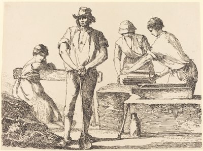 Kafelkarze, 1803 r. autorstwa Thomas Barker