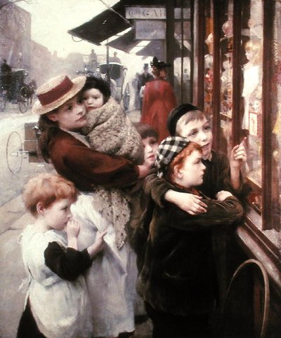 Sklep z zabawkami autorstwa Thomas Benjamin Kennington