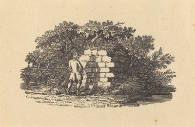 mężczyzna sika autorstwa Thomas Bewick