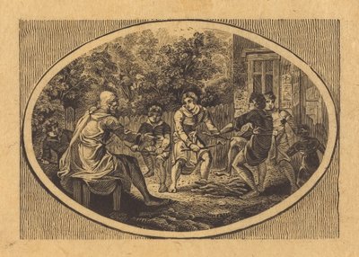 Der alte Mann und seine Söhne autorstwa Thomas Bewick