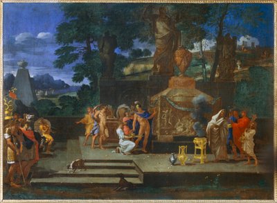 Aleksander przed grobem Achillesa - Aleksander przed grobem Achillesa ... autorstwa Thomas Blanchet