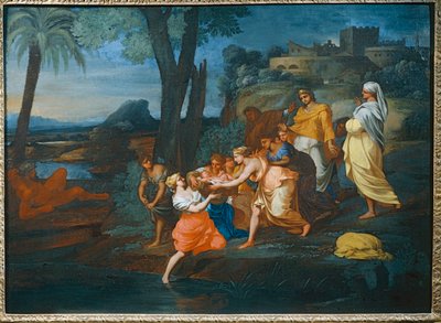Moise sauve des eaux - Mojżesz ocalony od wód ... autorstwa Thomas Blanchet