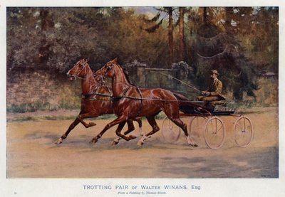 Kłusująca para Waltera Winansa, Esquire autorstwa Thomas Blinks
