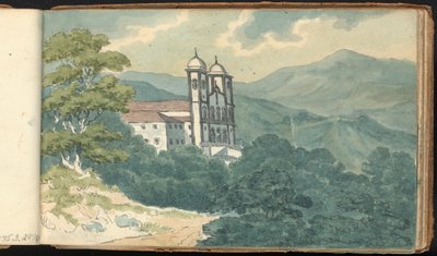 Album studiów pejzażowych i figurologicznych: Willa w górach autorstwa Thomas Bradshaw