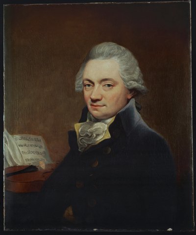 Johann Peter Salomon, wydawca Josepha Haydna w Londynie ... (olej na płótnie) autorstwa Thomas Bush Hardy