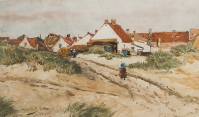 Nearing Sunset, Katwijk, Holandia, 1894 (wc na papierze) autorstwa Thomas Bush Hardy