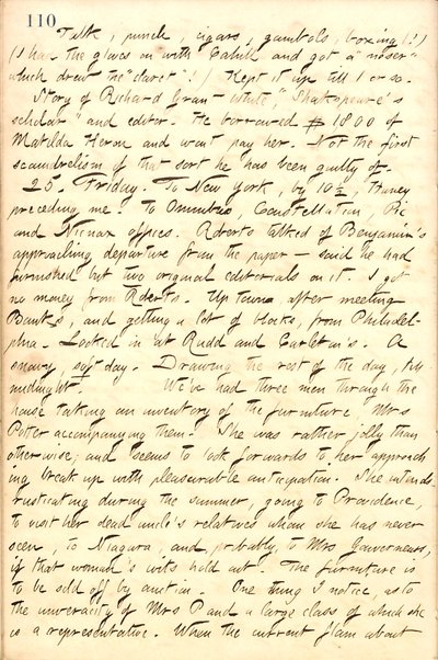 Pamiętniki Thomasa Butlera Gunna - Tom 10, strona 123, 24-25 lutego 1859 r autorstwa Thomas Butler Gunn