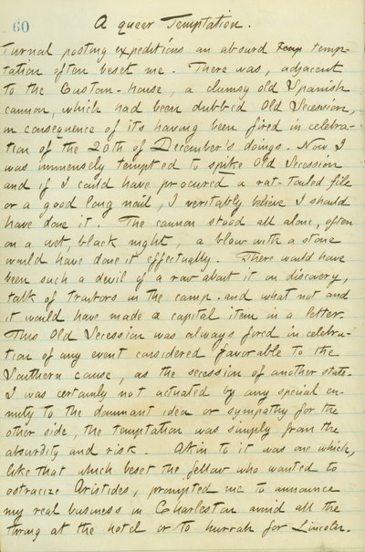 Pamiętniki Thomasa Butlera Gunna - Tom 15, strona 70, 12 stycznia 1861 r autorstwa Thomas Butler Gunn