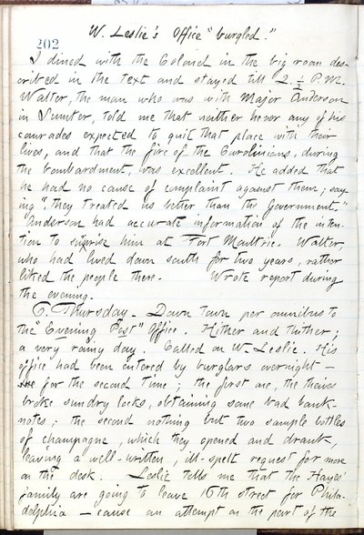 Pamiętniki Thomasa Butlera Gunna - Tom 16, strona 224, 5 czerwca 1861 r autorstwa Thomas Butler Gunn