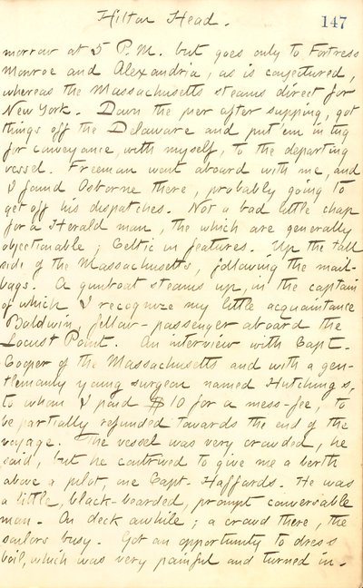 Pamiętniki Thomasa Butlera Gunna - Tom 20, strona 161, 8 września 1862 r autorstwa Thomas Butler Gunn