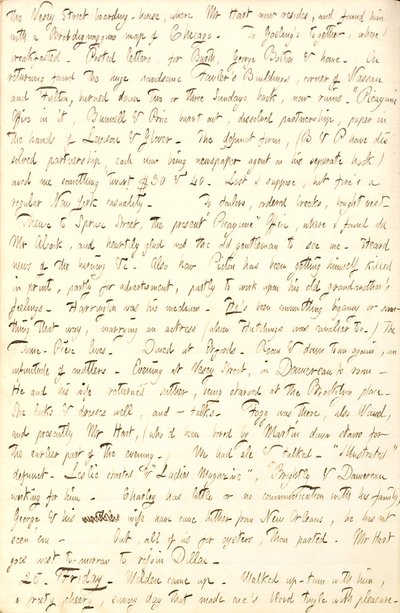 Pamiętniki Thomasa Butlera Gunna - Tom 6, strona 206, 24-25 listopada 1853 r autorstwa Thomas Butler Gunn