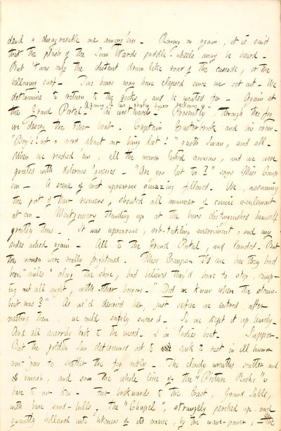 Pamiętniki Thomasa Butlera Gunna - tom 6, strona 65, 14 sierpnia 1853 r autorstwa Thomas Butler Gunn