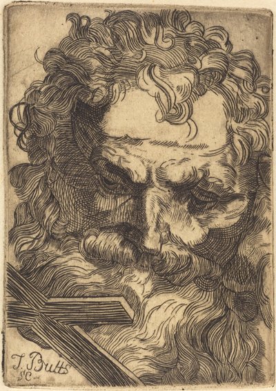 Głowa św. Jana Chrzciciela autorstwa Thomas Butts, Jr.