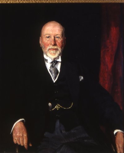 Portret Sir Williama Nicholsona, ok. 1935-36 (olej na płótnie) autorstwa Thomas Cantrell Dugdale