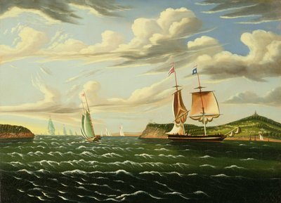 Staten Island i Narrows autorstwa Thomas Chambers