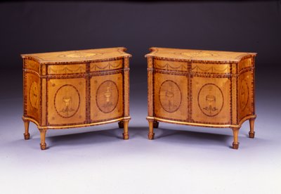Para komod Jerzego III (harewood i kingwood) autorstwa Thomas Chippendale