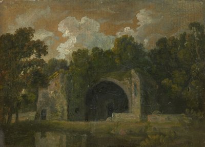 Ruiny w krajobrazie autorstwa Thomas Churchyard